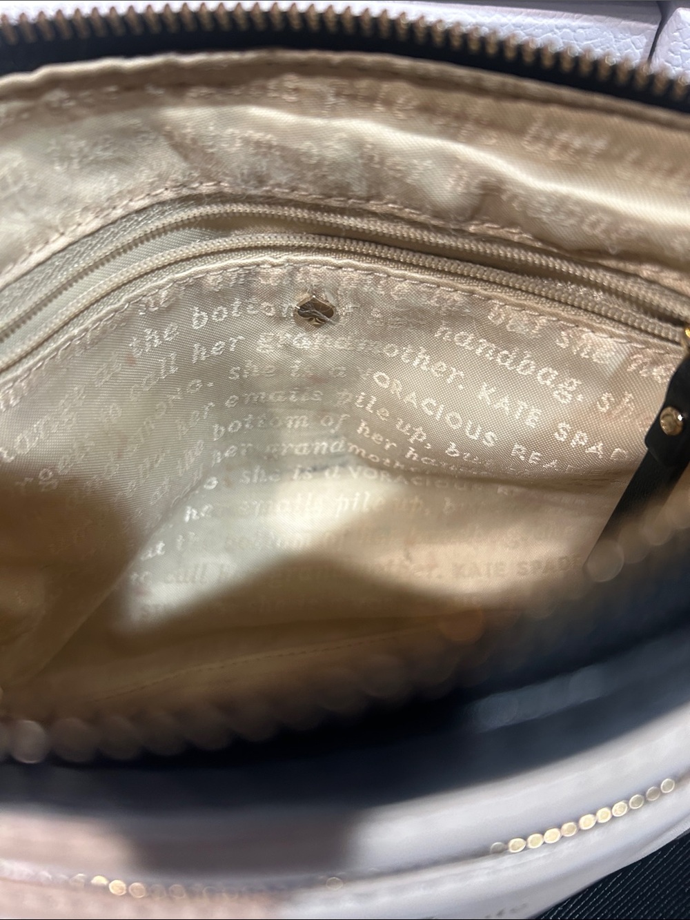 kate spade Black and Cream Leather Crossbody Bag - Picture 5 of 9